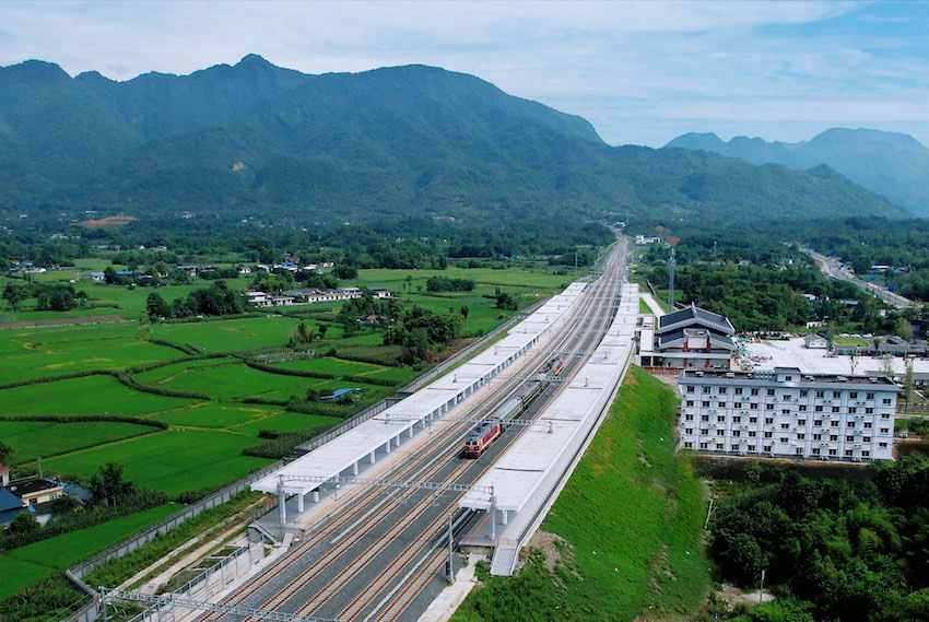新建鐵路線啟動(dòng)聯(lián)調(diào)聯(lián)試，意味著距離開通運(yùn)營再進(jìn)一步。成蘭公司供圖